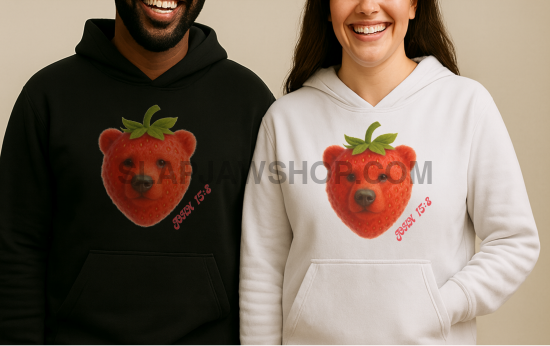 STRAWBERRY BEAR HOODIE Hoodie