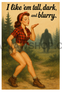 TALL DARK & BLURRY 8x10 WALL PRINT Wall Print