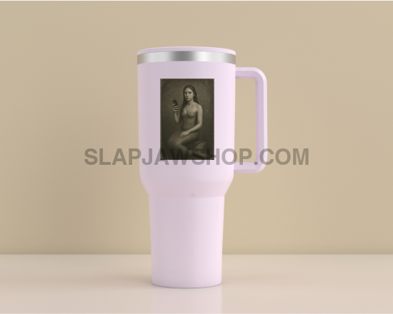 THE SOCIAL SIREN Vinyl Sticker: Large-Sized Bold Graphic Decal — Weatherproof Gloss — Eye-Catching Art Vinyl Sticker