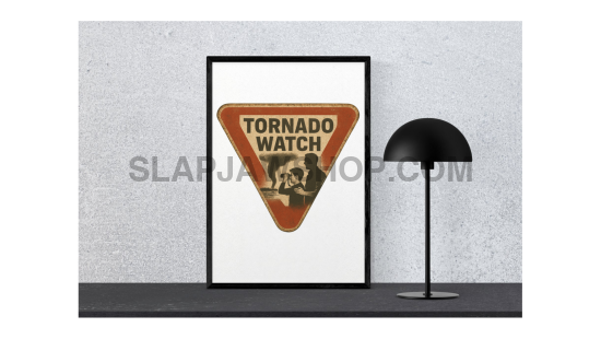 TORNADO WATCH 8x10 Wall Print: Gallery-Quality Archival Paper — Photo-Quality Graphic Pop Art Wall Print