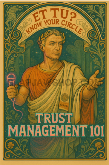 TRUST MANAGEMENT 101 VINYL STICKER Vinyl Sticker