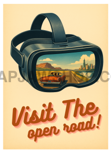 VR ROADTRIP 11x14 WALL PRINT Wall Print