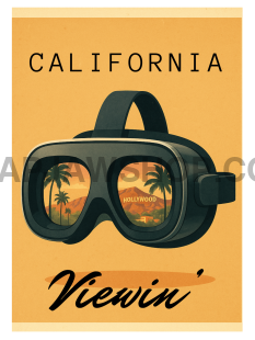 VR VISIT CALI 11x14 WALL PRINT Wall Print