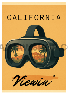 VR VISIT CALI 8x10 WALL PRINT Wall Print