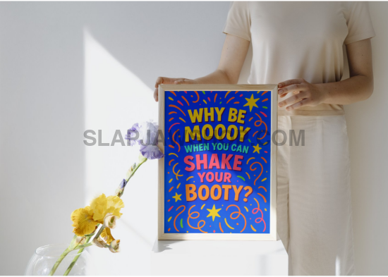 Yellow notebook with a blue sticker and a pencil on a white background