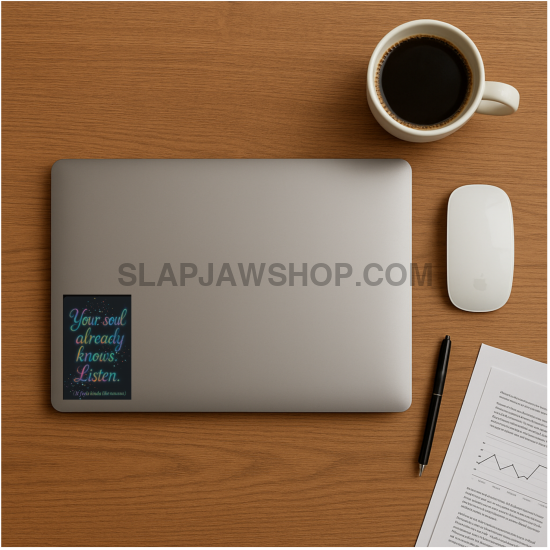 Laptop on a wooden desk with a coffee cup, mouse, and documents.